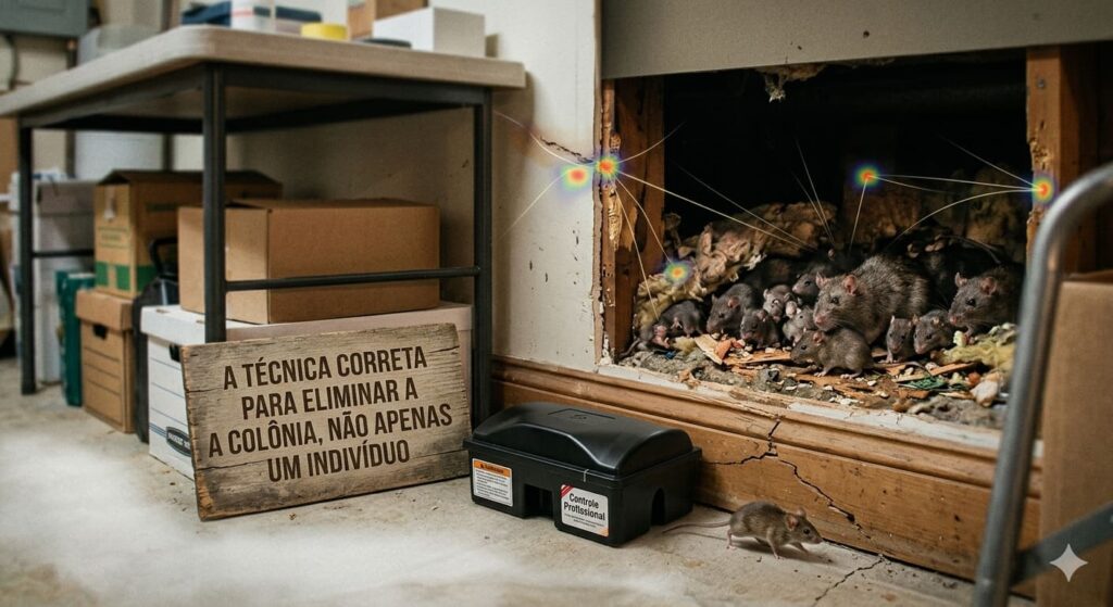 colônia de ratos